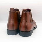 Men’s Brown 100% Genuine Leather Chelsea Boots GS93 - Jutapasal