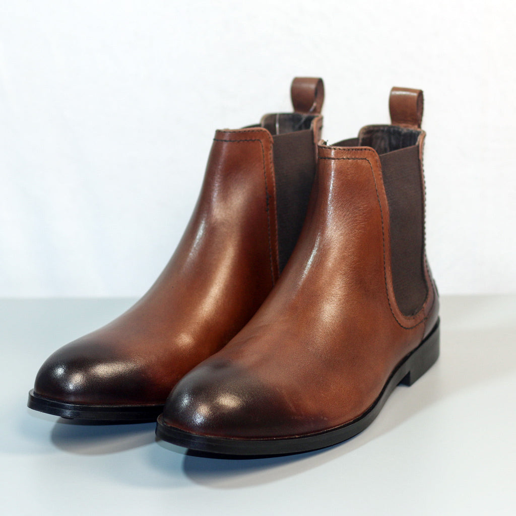 Men's Genuine Leather Chelsea Boots [GS108] - Jutapasal