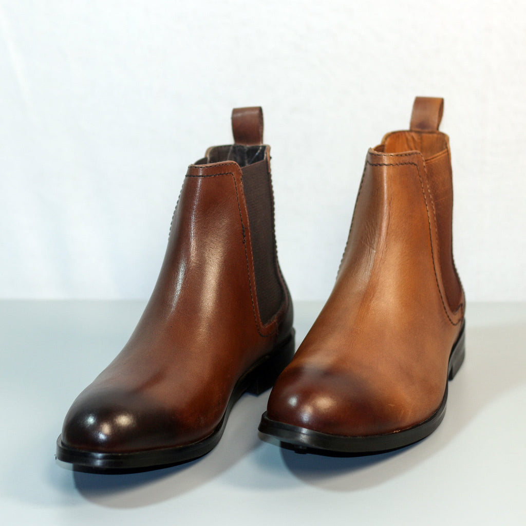 Men's Genuine Leather Chelsea Boots [GS108] - Jutapasal