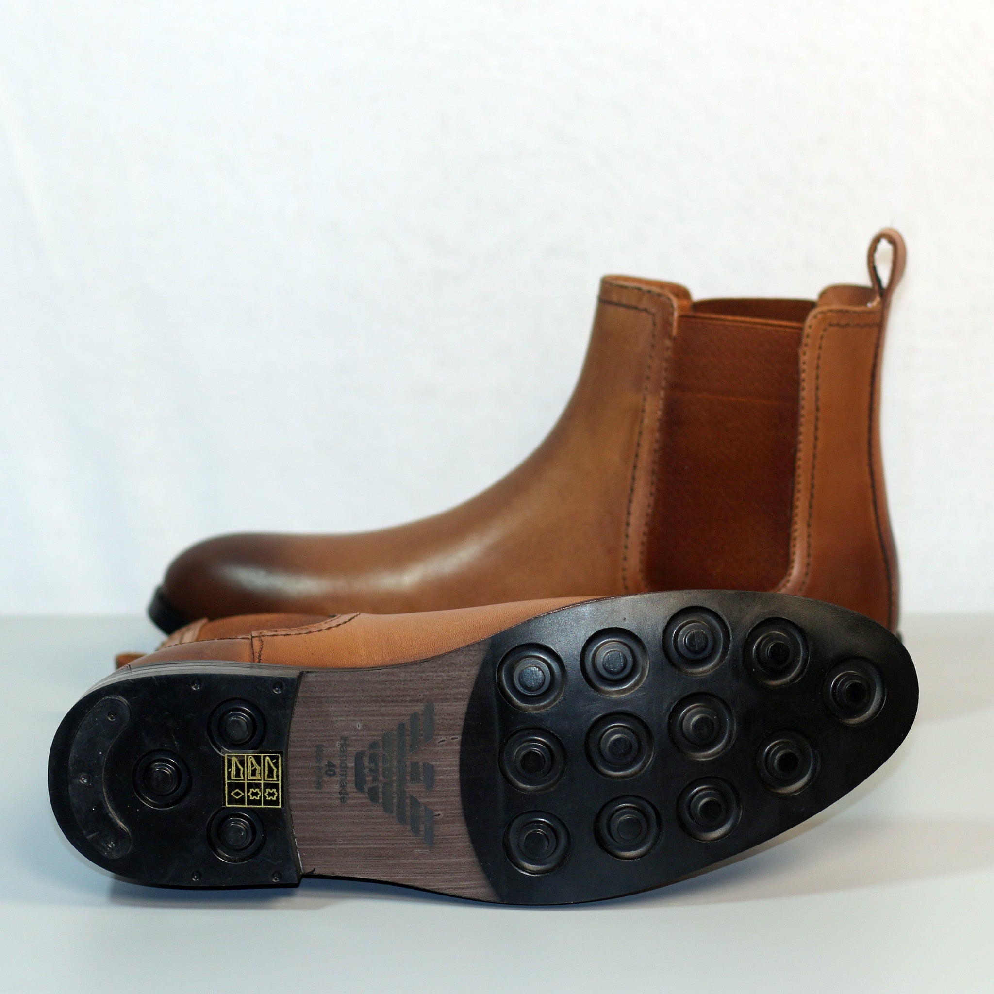 Men's Genuine Leather Chelsea Boots [GS108] - Jutapasal