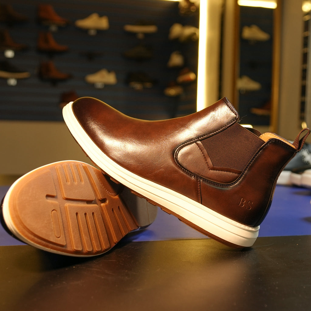 Men’s Leather Chelsea Boots [GS98] - Jutapasal