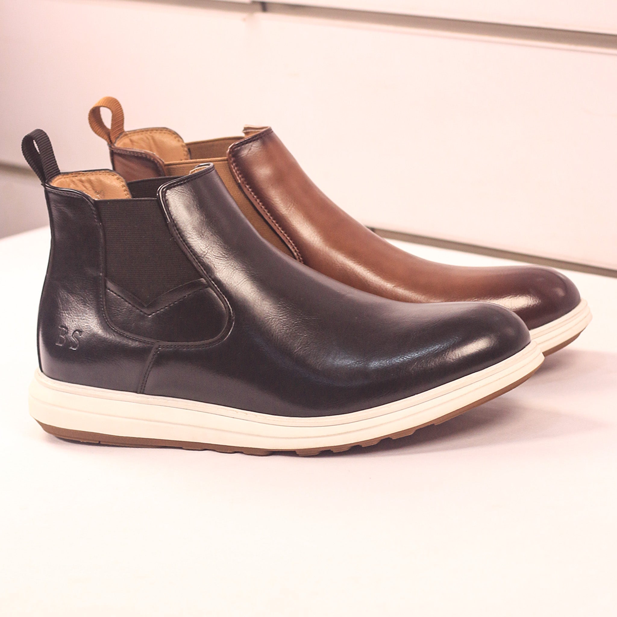 Men’s Leather Chelsea Boots [GS98] - Jutapasal