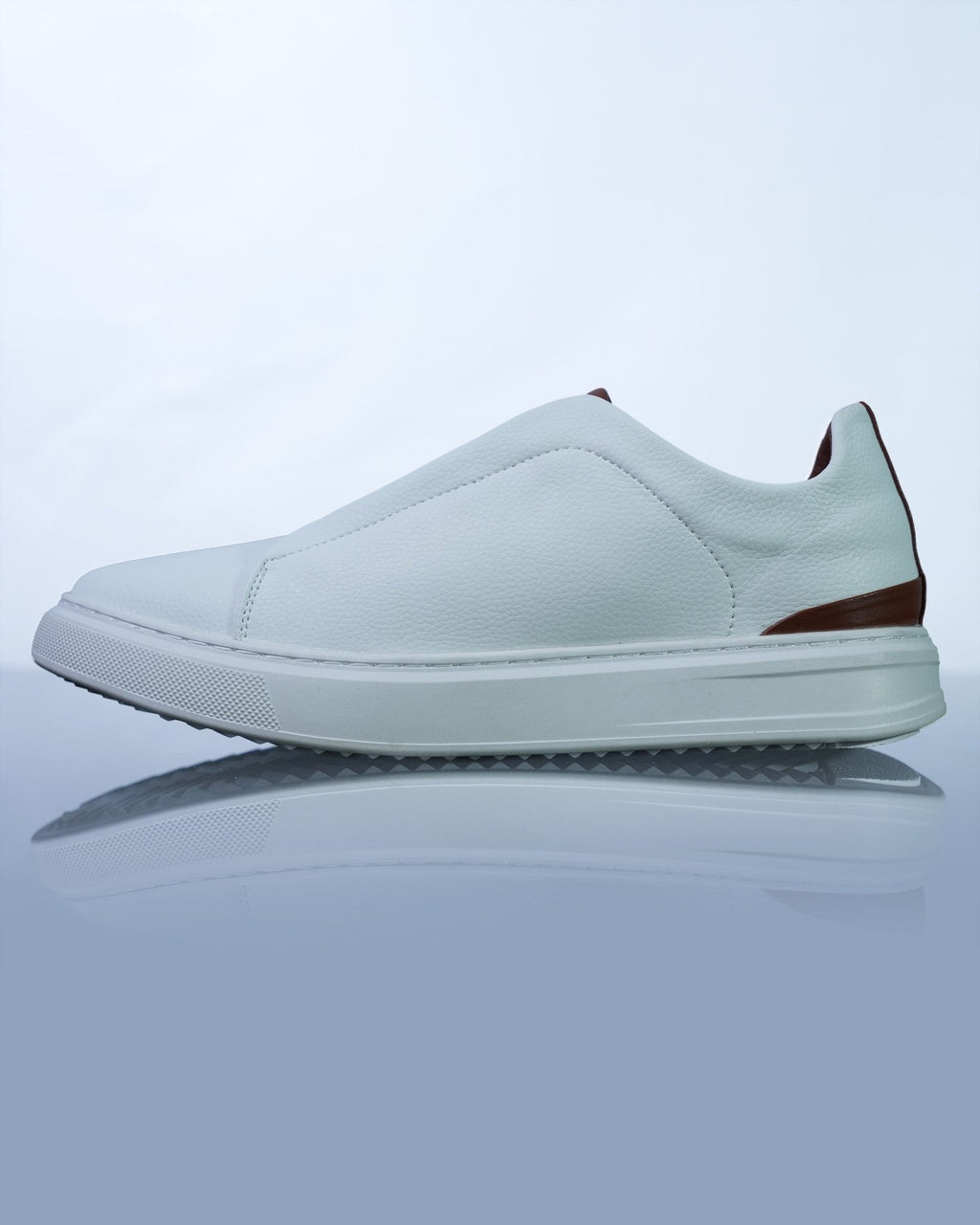 Men's Leather Slip-On Sneakers GS185 - Jutapasal