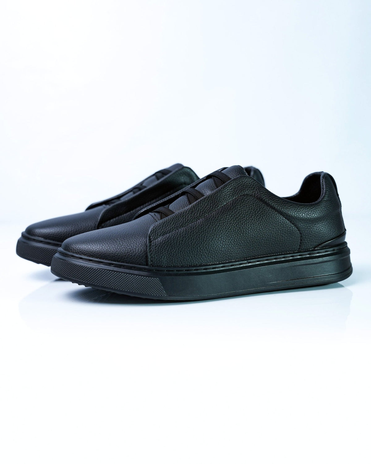 Men's Leather Slip-On Sneakers GS185 - Jutapasal
