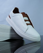 Men's Leather Slip-On Sneakers GS185 - Jutapasal