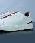 Men's Leather Slip-On Sneakers GS185 - Jutapasal
