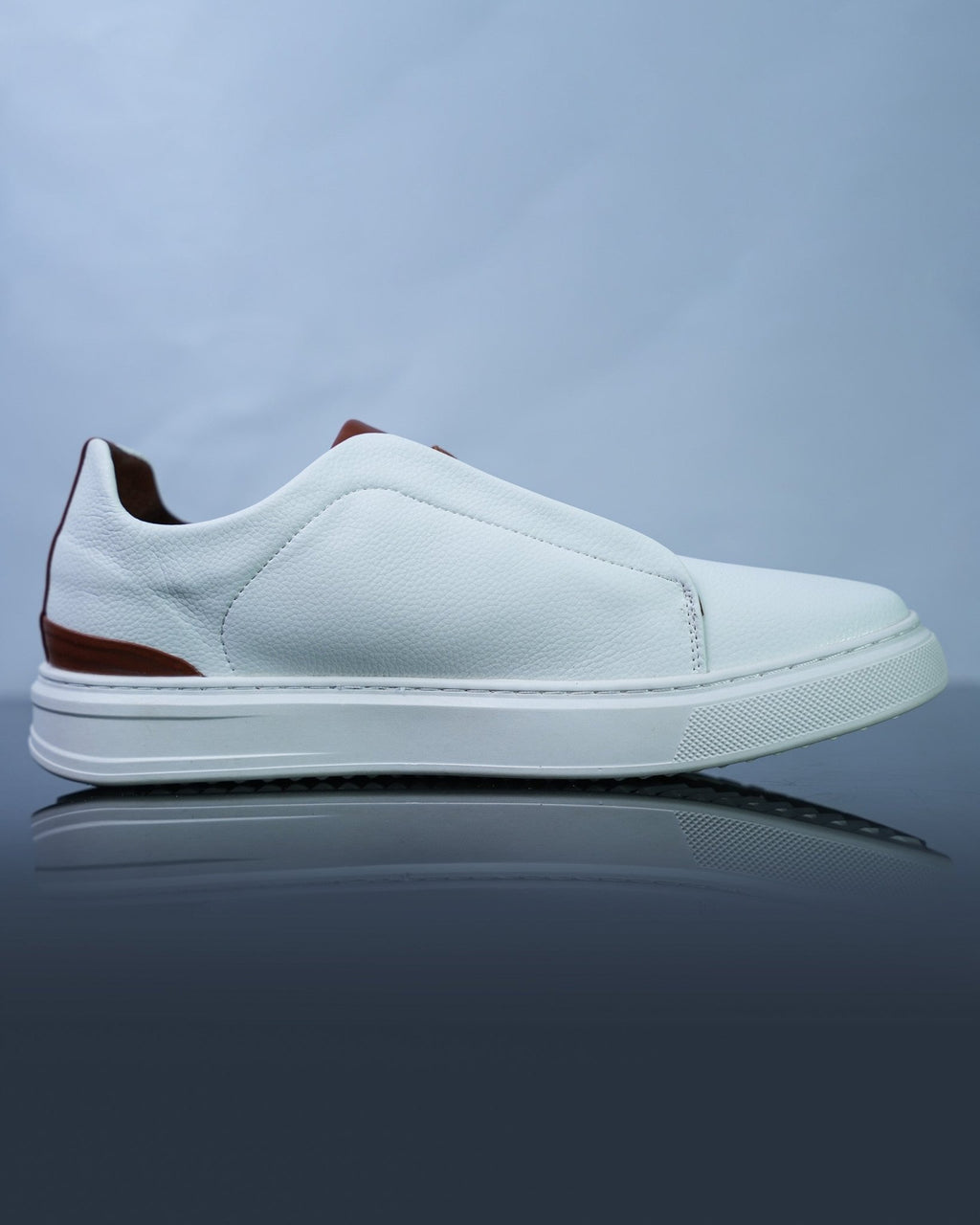 Men's Leather Slip-On Sneakers GS185 - Jutapasal