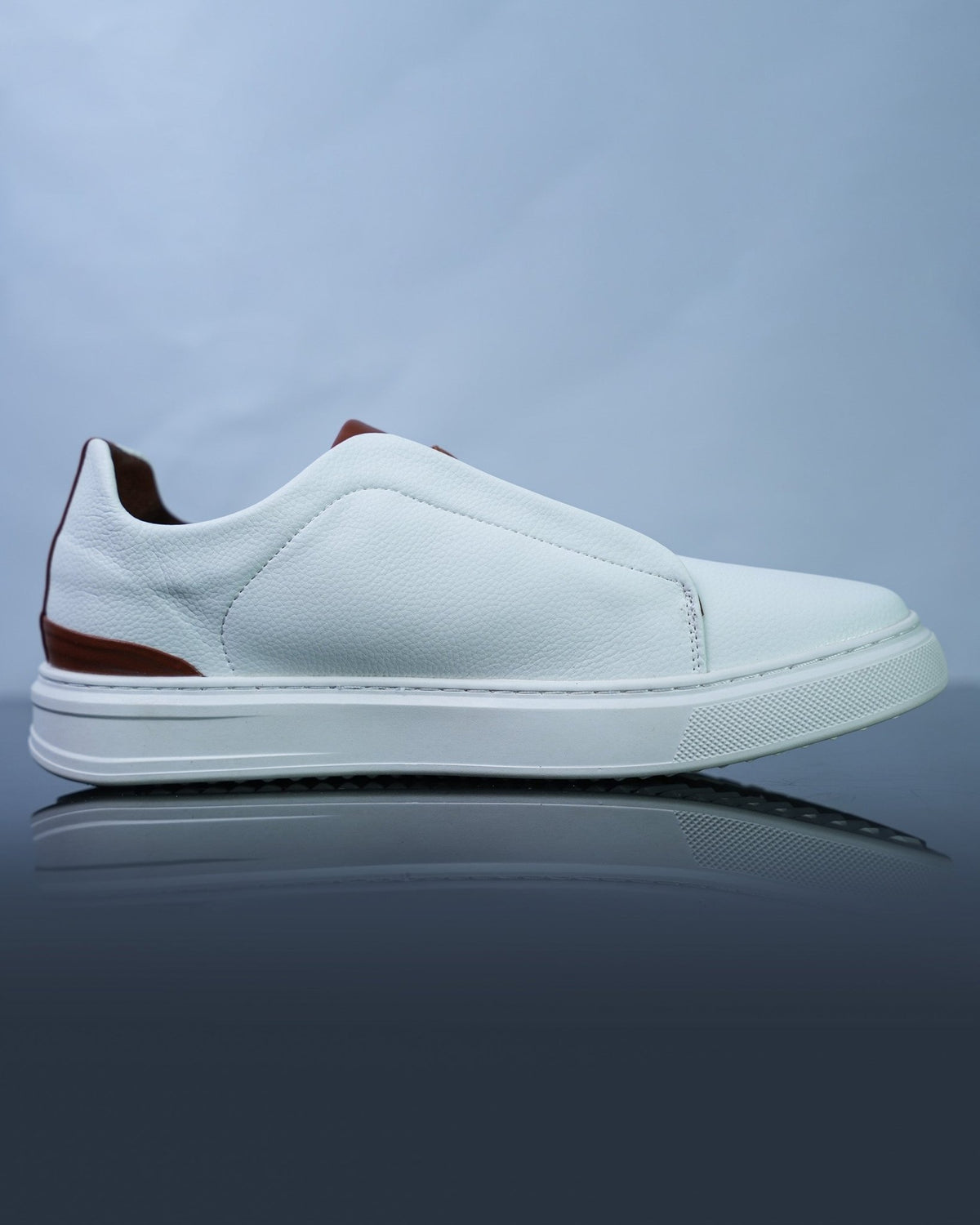Men's Leather Slip-On Sneakers GS185 - Jutapasal