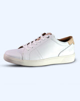 Men's Minimal White Leather Sneakers GS104