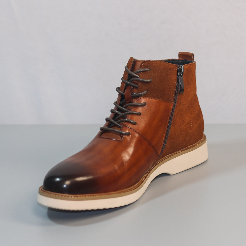 Men's Premium Leather Ankle Boot [GS113] - Jutapasal