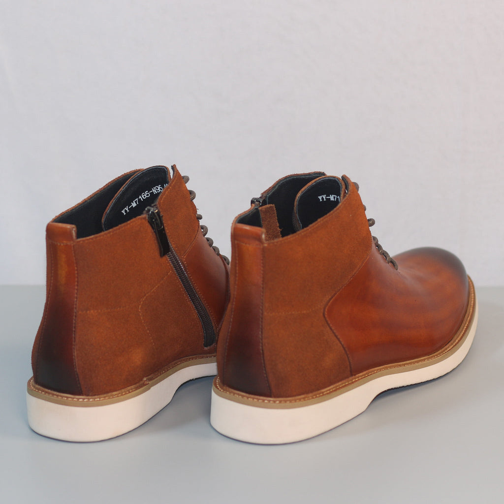 Men's Premium Leather Ankle Boot [GS113] - Jutapasal