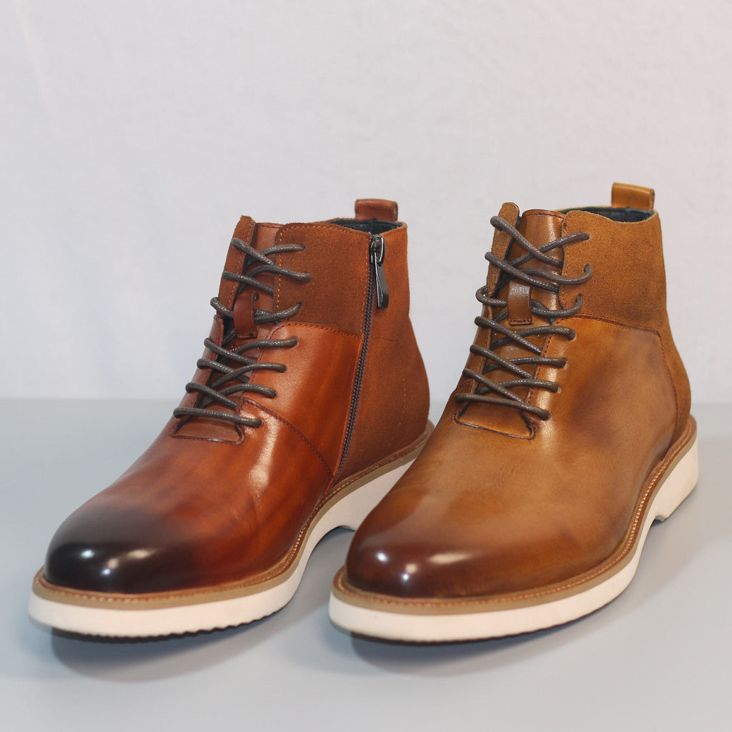 Men's Premium Leather Ankle Boot [GS113] - Jutapasal