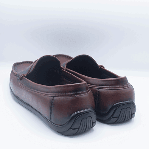 Men’s Slip - on Leather Shoes in Deep Brown GS34 - Jutapasal