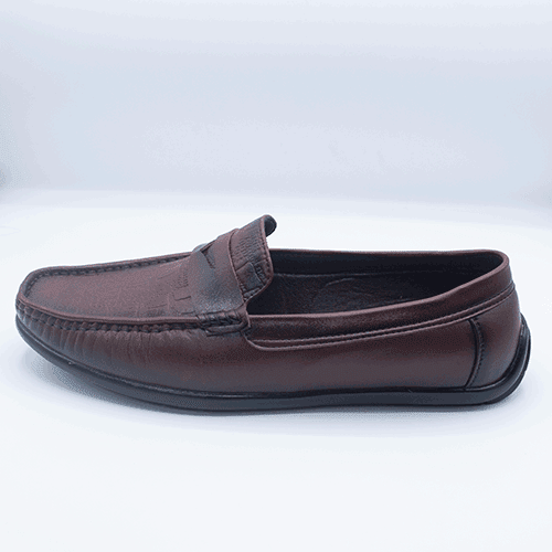 Men’s Slip - on Leather Shoes in Deep Brown GS34 - Jutapasal