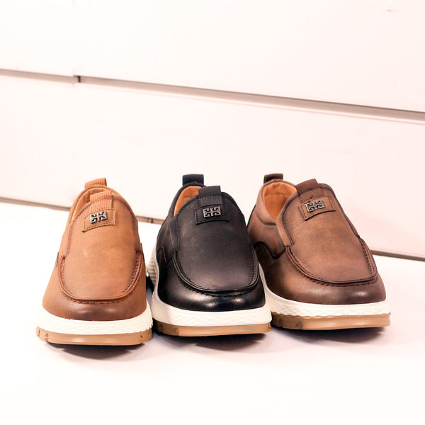 Men's Matte-Finish Slip-On Loafers GS99 - alternate view