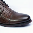 Men's Two‑Tone Leather Dress Boots [GS107] - Jutapasal