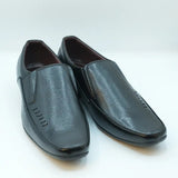 Men's Black Polished Formal Slip-On Shoes GS56