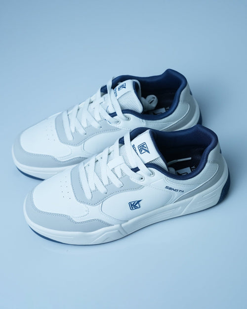 SONGTA Casual Sneakers For Men GS170 – White+Navy & Grey+Blue - Jutapasal