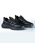 Warrior Black Grey Leisure Sports Shoes For Men GS143 - Jutapasal
