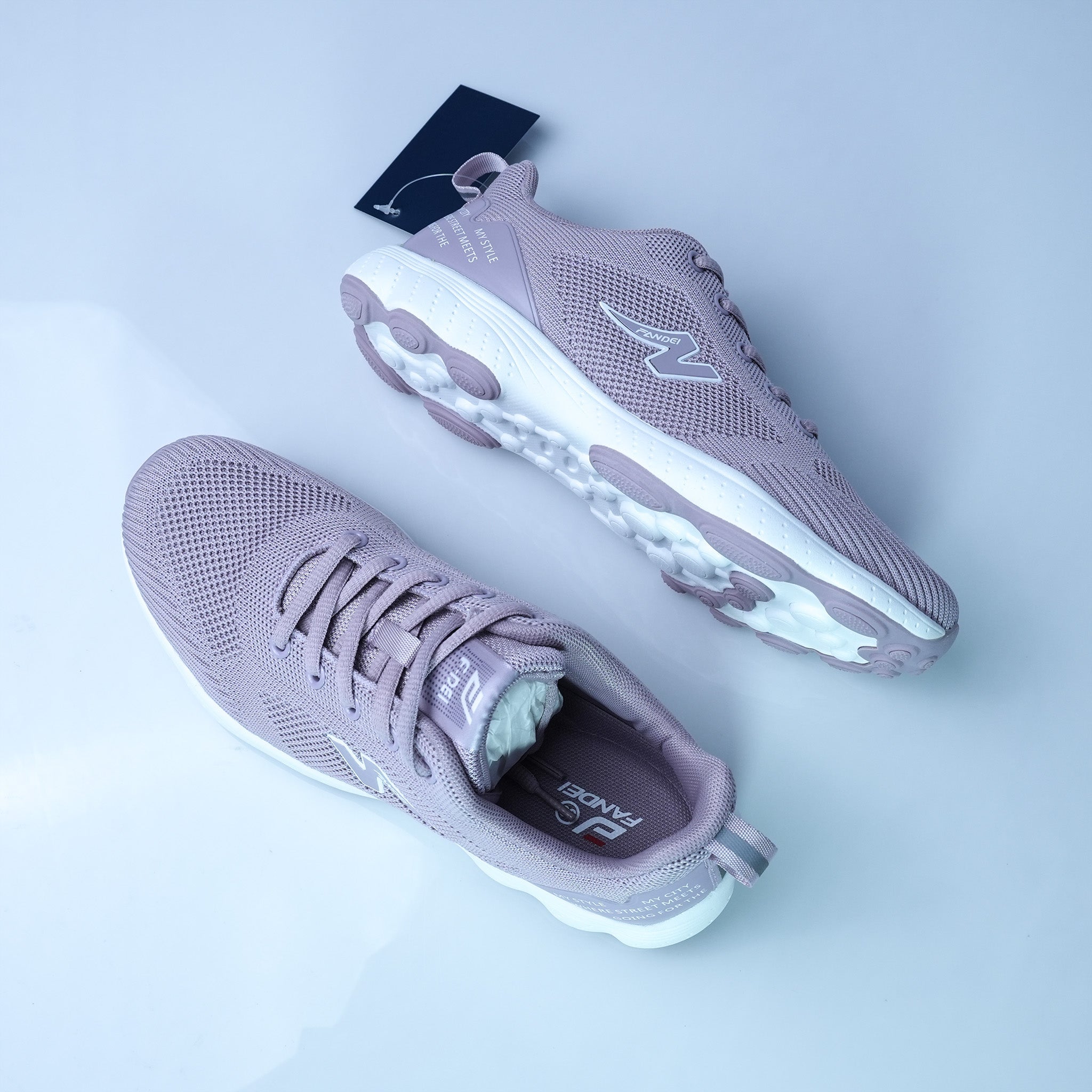 Women's Breathable Knit Athleisure Sneakers [LS001] - Jutapasal