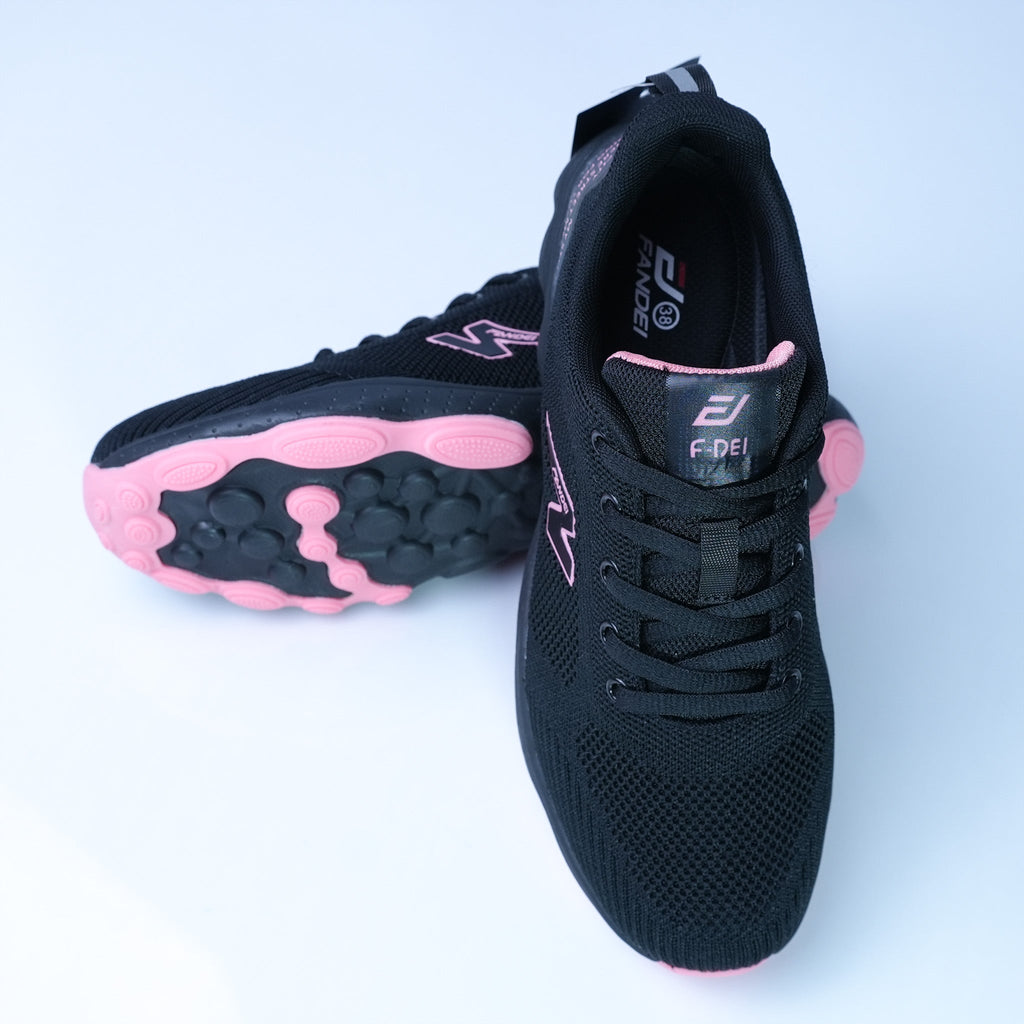 Women's Breathable Knit Athleisure Sneakers [LS001] - Jutapasal